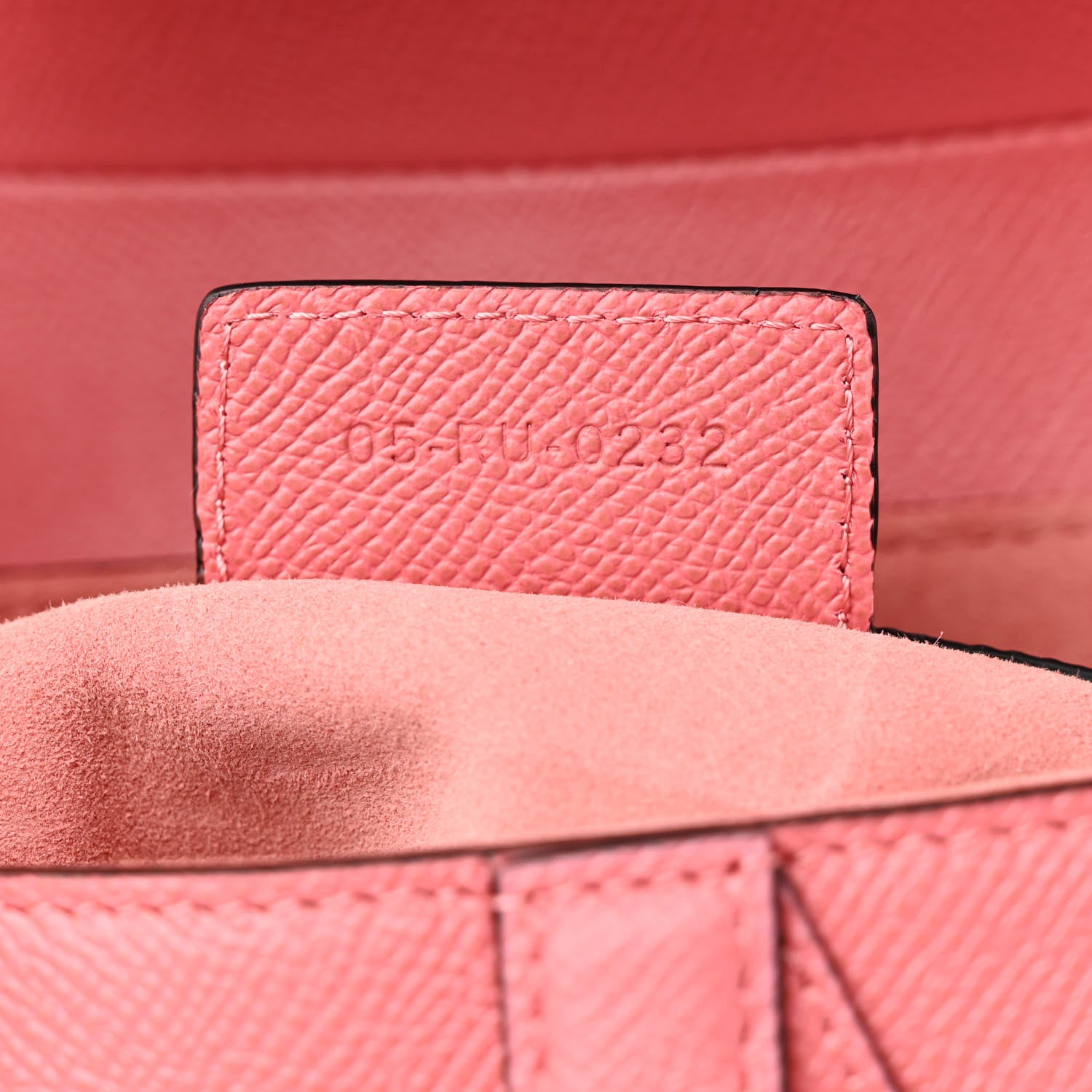 Christian Dior Grained Calfskin Saddle Bag Pink 7 of 10