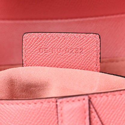 Christian Dior Grained Calfskin Saddle Bag Pink 7 of 10