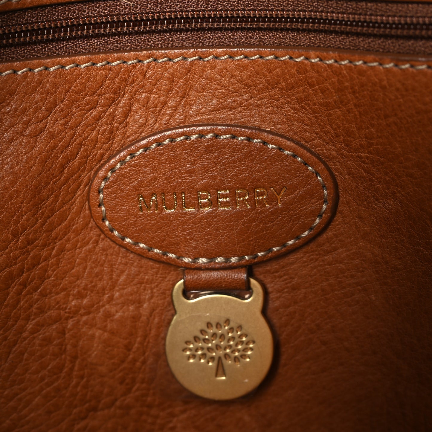 Classic Grain Small Bayswater Satchel Oak