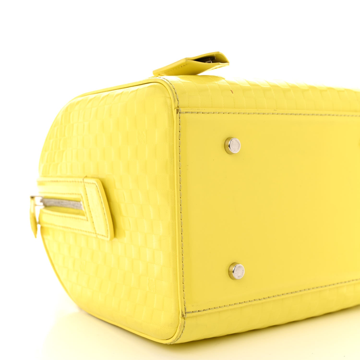 Louis Vuitton Damier Facette Speedy Cube PM Yellow 9 of 15