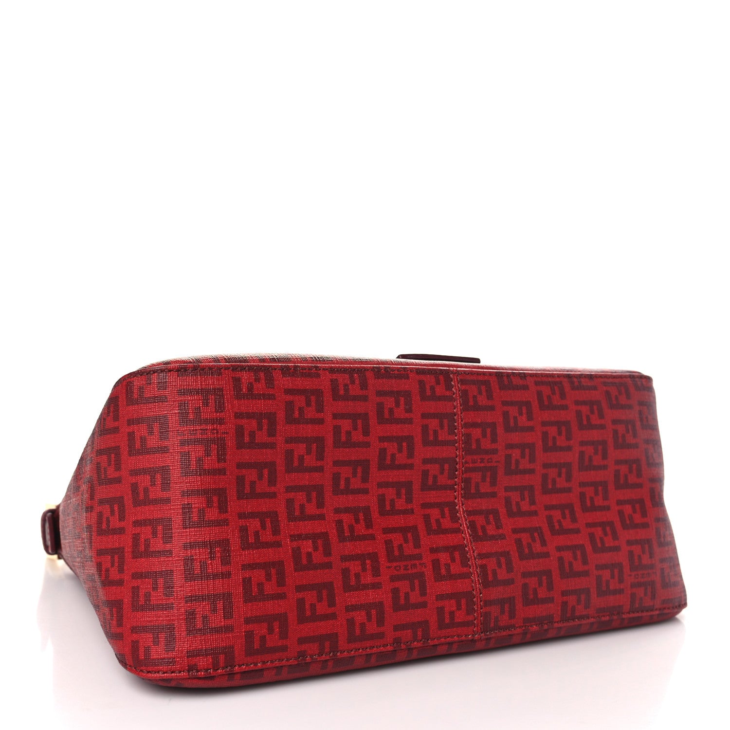 Fendi Zucchino Spalmati Vitello Mama Baguette Bordeaux Rubino 4 of 10