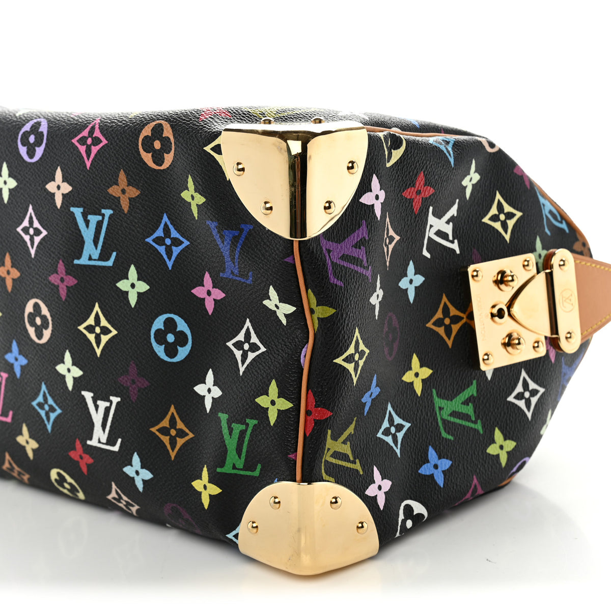 Louis Vuitton Monogram Multicolor Speedy 30 Black 9 of 9