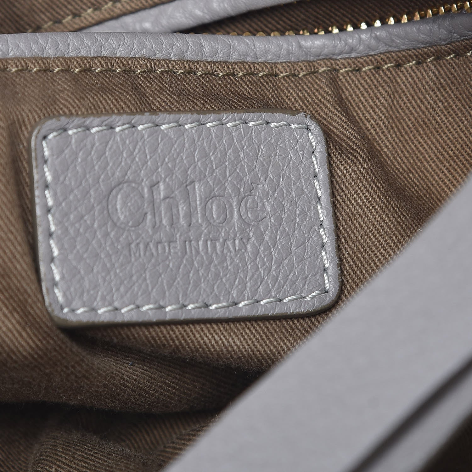 Chloe Calfskin Medium Marcie Satchel Cashmere Grey 7 of 16