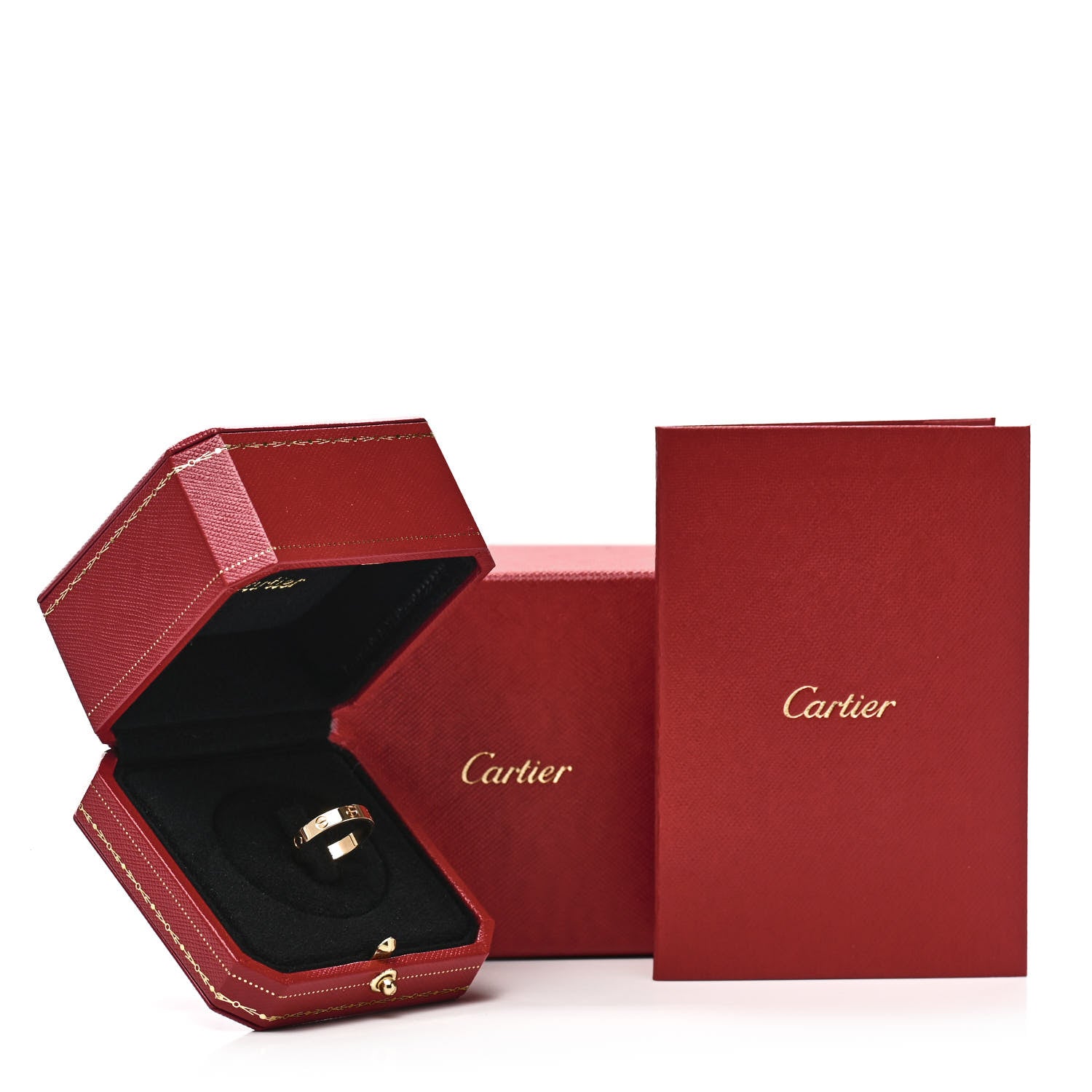 Cartier 18K Yellow Gold 3.5mm LOVE Wedding Band Ring 52 6 5 of 5