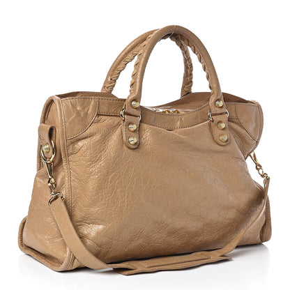 Balenciaga Agneau Giant 12 Gold Hardware City Beige Nougatine 3 of 16