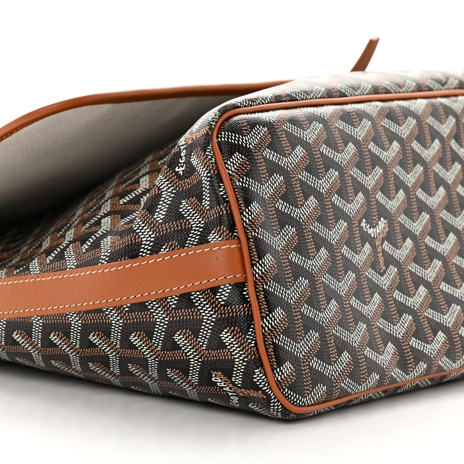 Goyard Goyardine Capetien Messenger Bag Black Gold 10 of 12