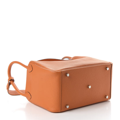 Hermes Taurillon Clemence Lindy 30 Orange 4 of 10