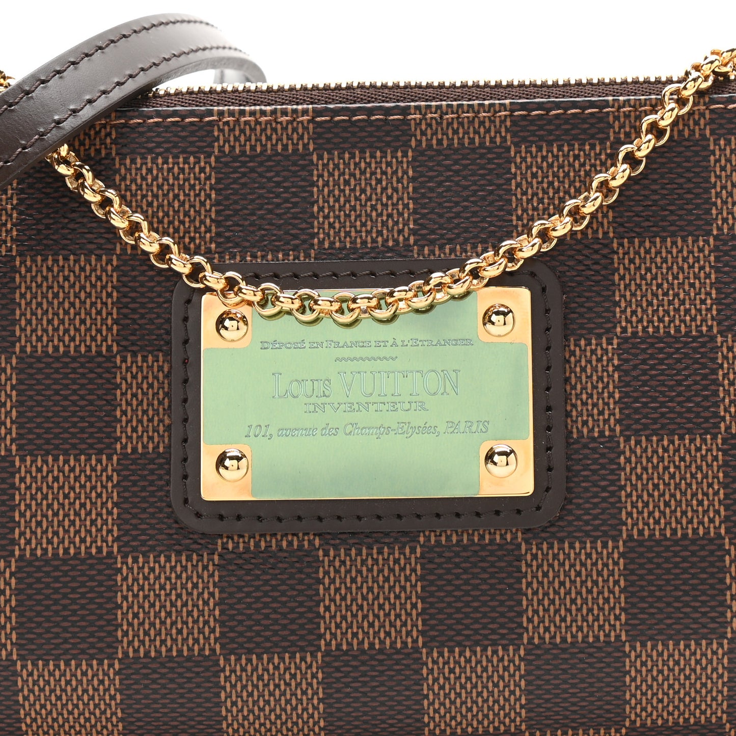 Damier Ebene Eva Clutch