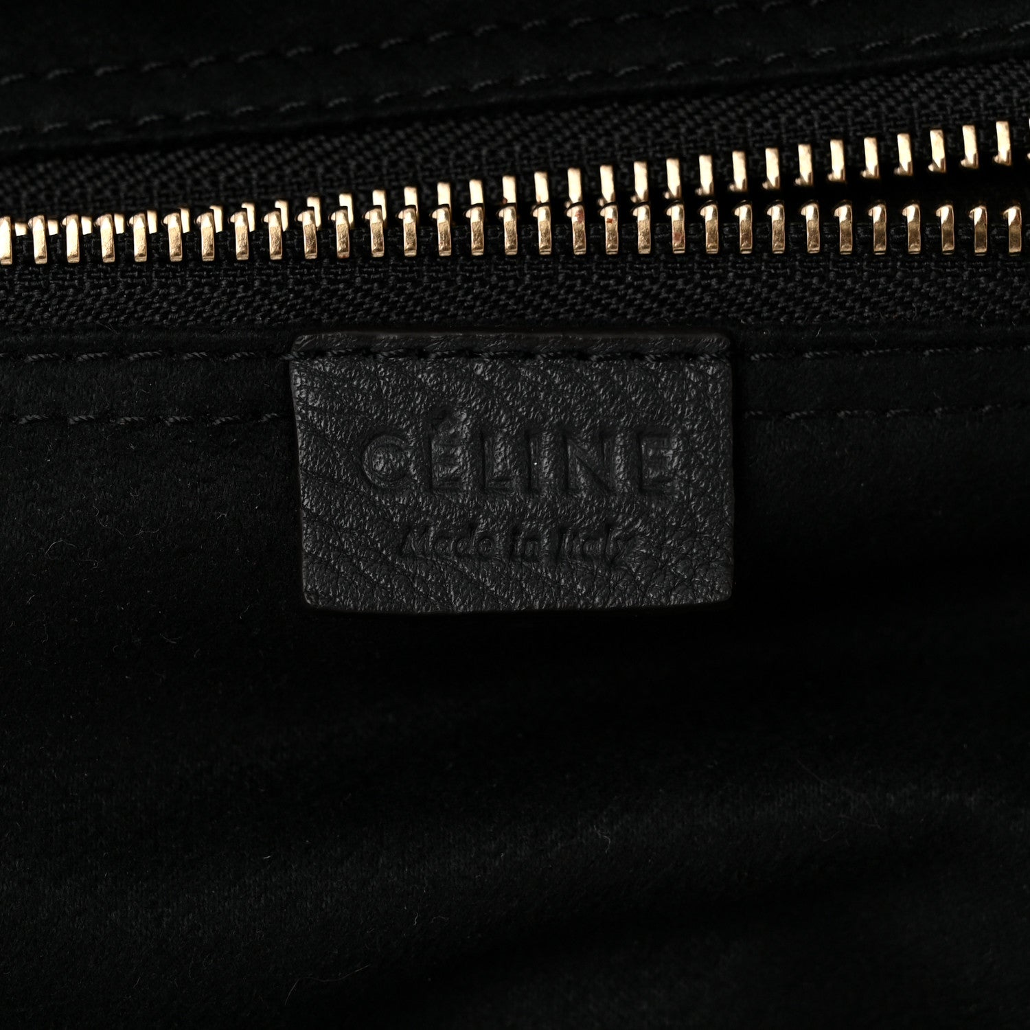 Celine Pebbled Calfskin Mini Luggage Anthracite 5 of 8