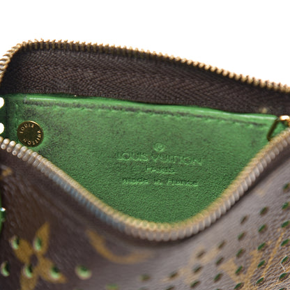 Louis Vuitton Monogram Perforated Key Pouch Green 5 of 9