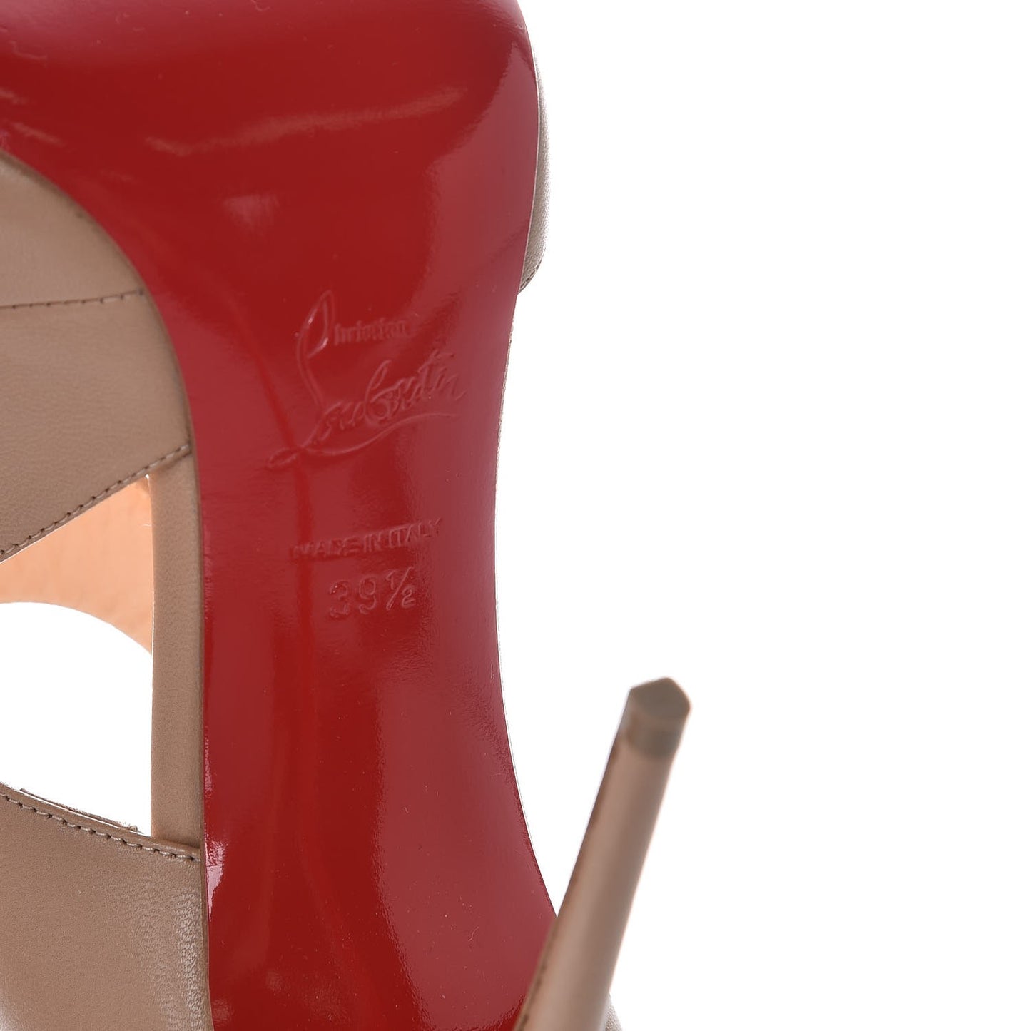 Nappa Sharpeta 100 Pumps 39.5 Nude