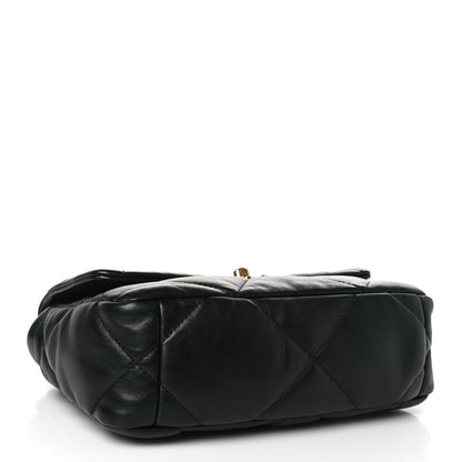 Chanel Lambskin Quilted Medium Chanel 19 Flap Black 4 of 12