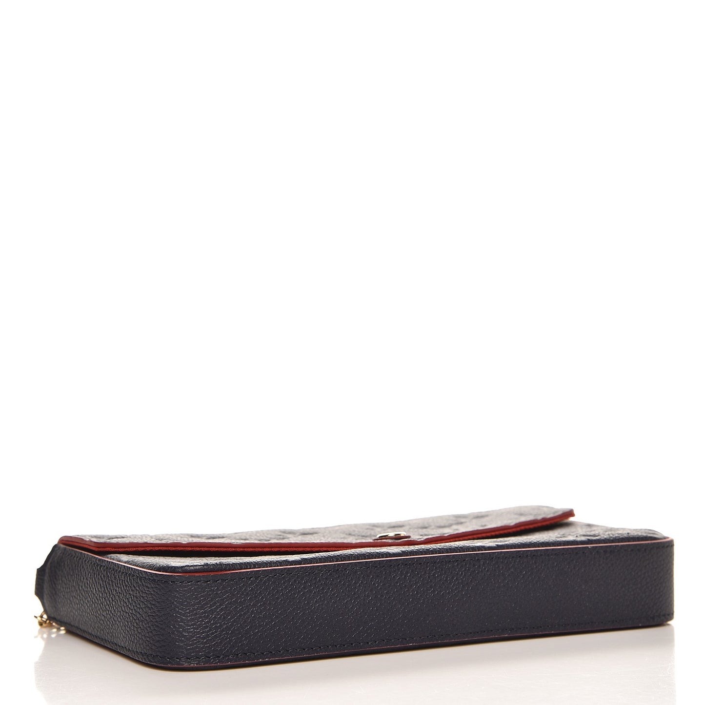 Empreinte Pochette Felicie Chain Wallet Marine Rouge