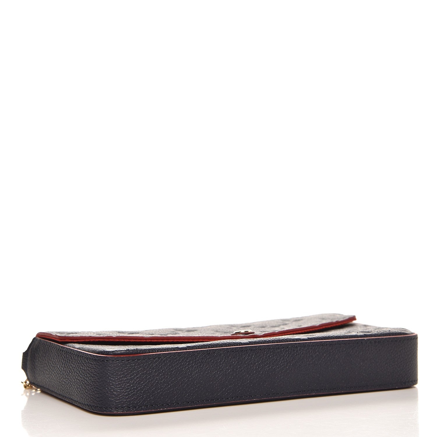 Louis Vuitton Empreinte Pochette Felicie Chain Wallet Marine Rouge 4 of 10