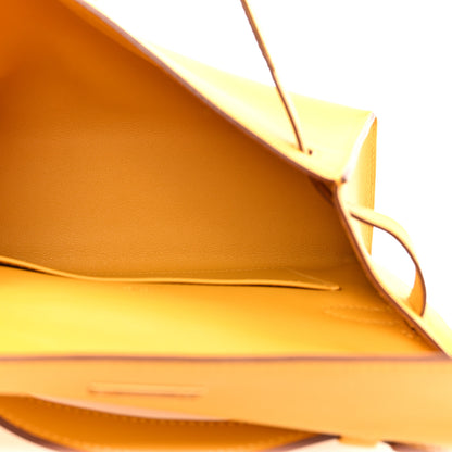 Hermes Swift Kelly Pochette Clutch Jaune Ambre 6 of 12