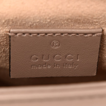 Gucci Calfskin Matelasse GG Marmont Top Handle Shoulder Bag Porcelain Rose 6 of 10