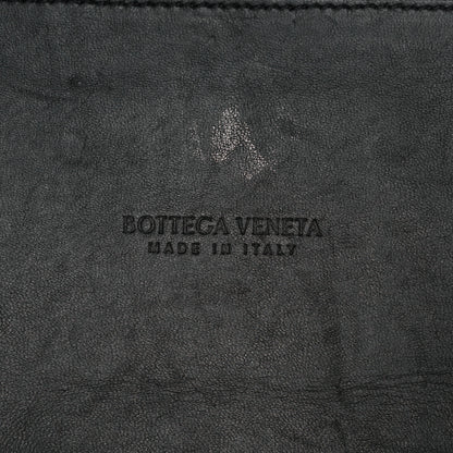 Bottega Veneta Nappa Maxi Intrecciato Overlock Stitched Small Arco Tote Black Silver 7 of 10