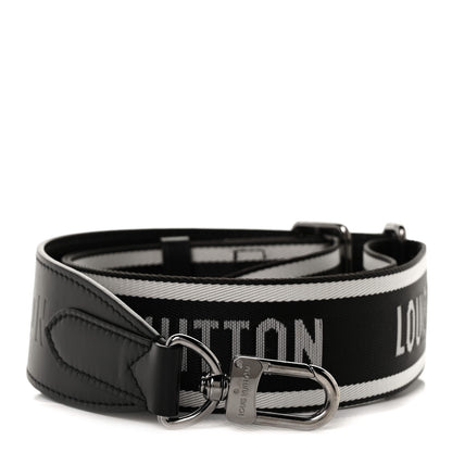 Louis Vuitton Nylon Jacquard Sporty Bandouliere Shoulder Strap Black 1 of 5