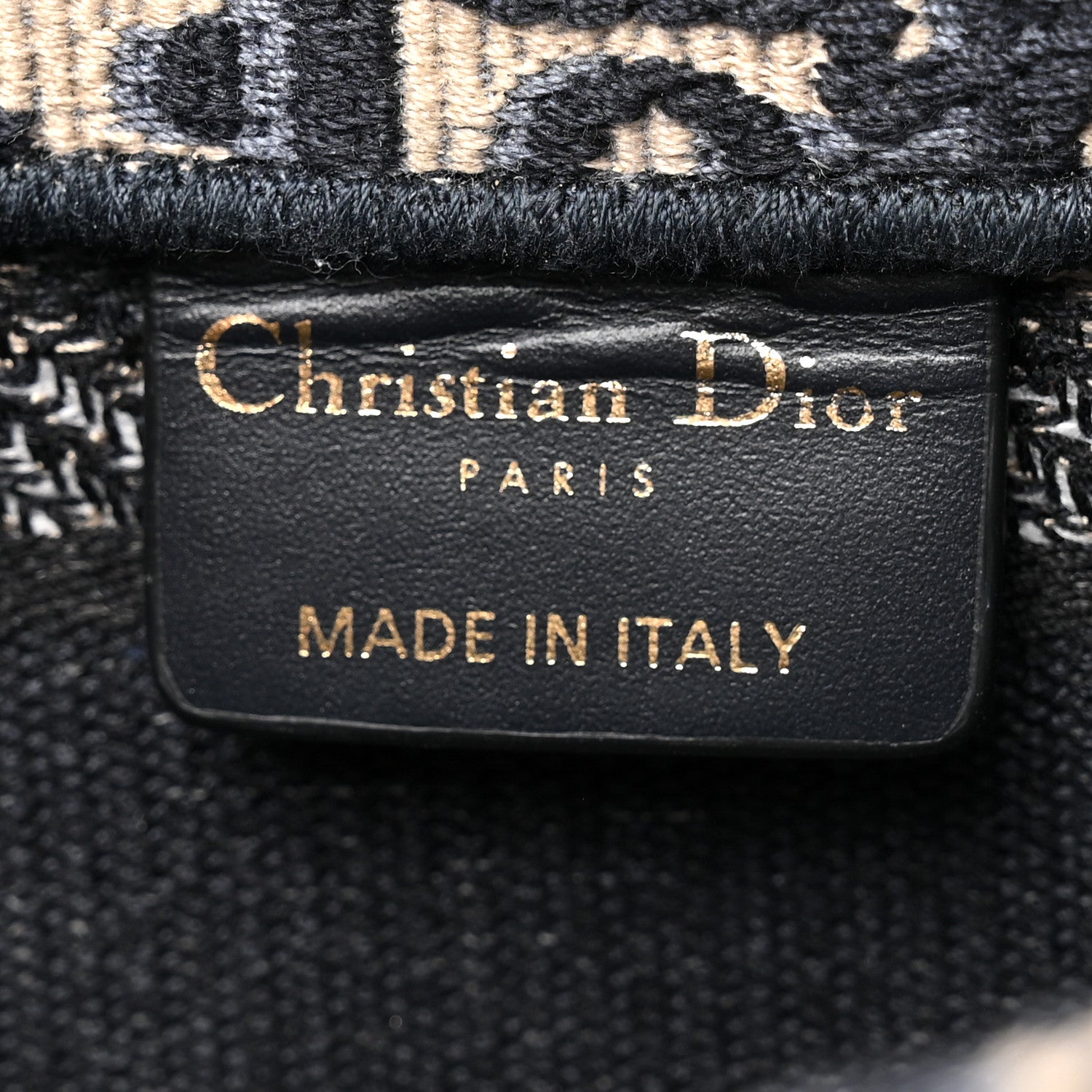Christian Dior Oblique Mini Book Tote With Strap Blue Multicolor 6 of 11