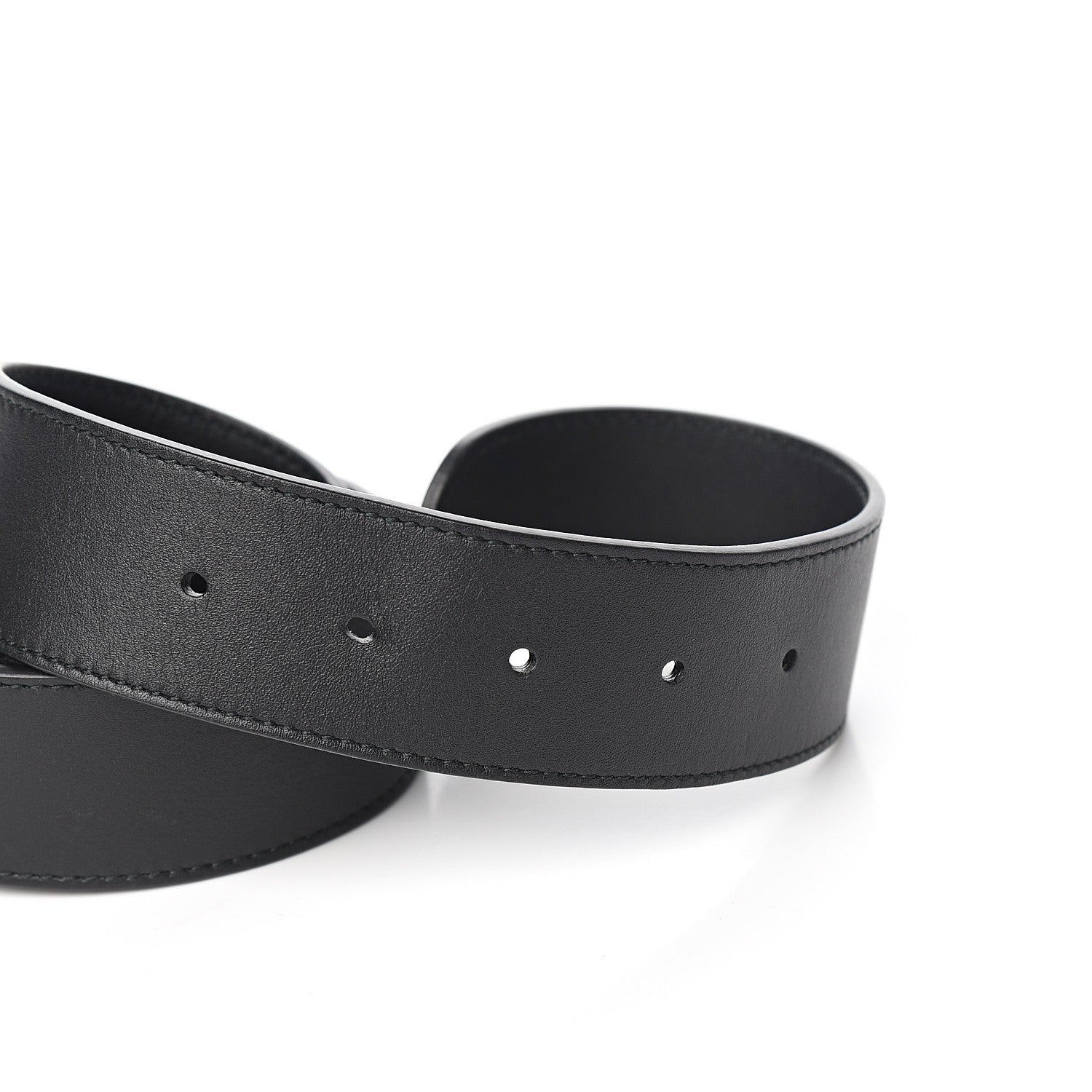 Gucci Calfskin Double G 40mm Belt 95 38 Black 3 of 6