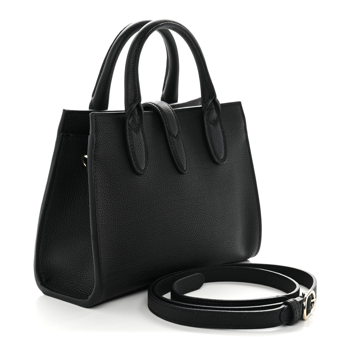 Gucci Pebbled Calfskin Small Jackie Tote Black 3 of 10