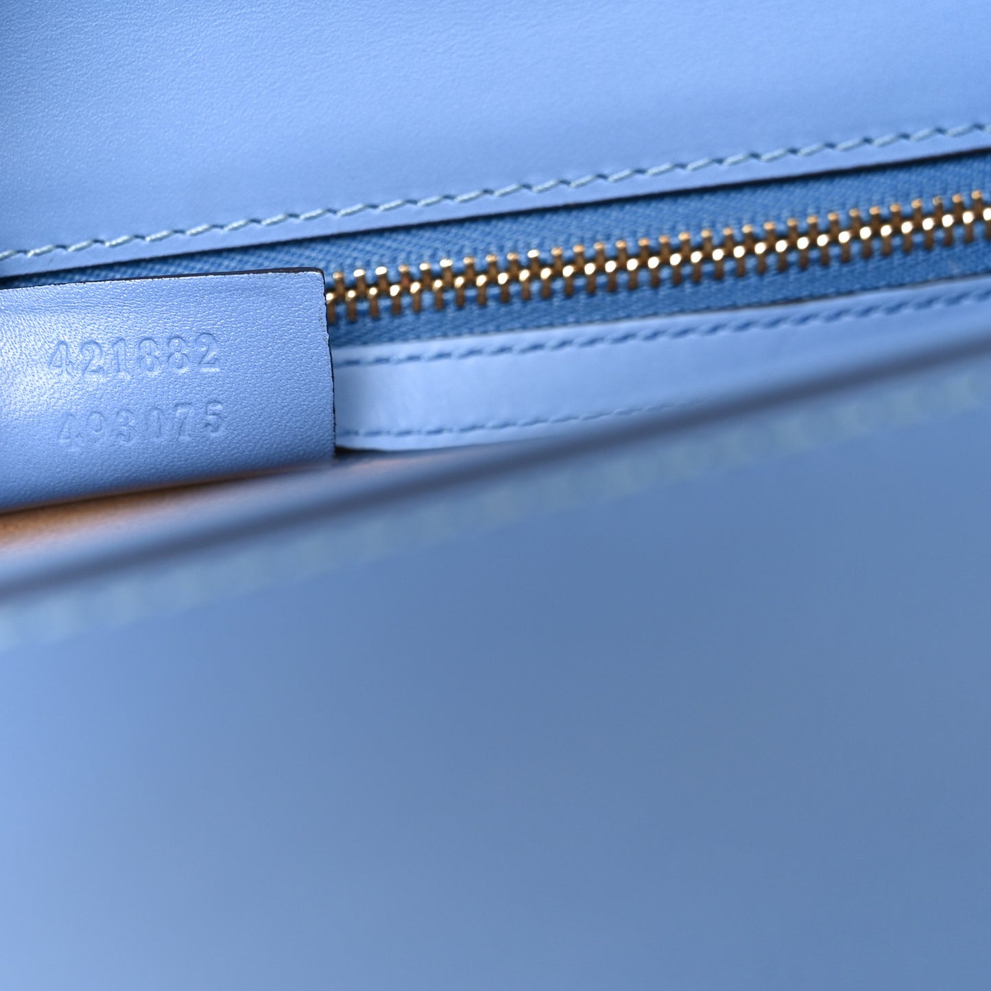 Calfskin Small Sylvie Shoulder Bag Clear Sky Blue