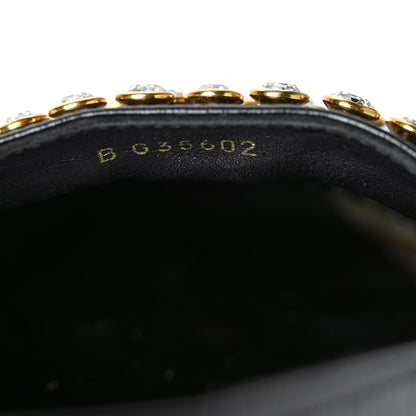 Chanel Patent Calfskin Crystal CC Espadrilles 41 Black 8 of 8