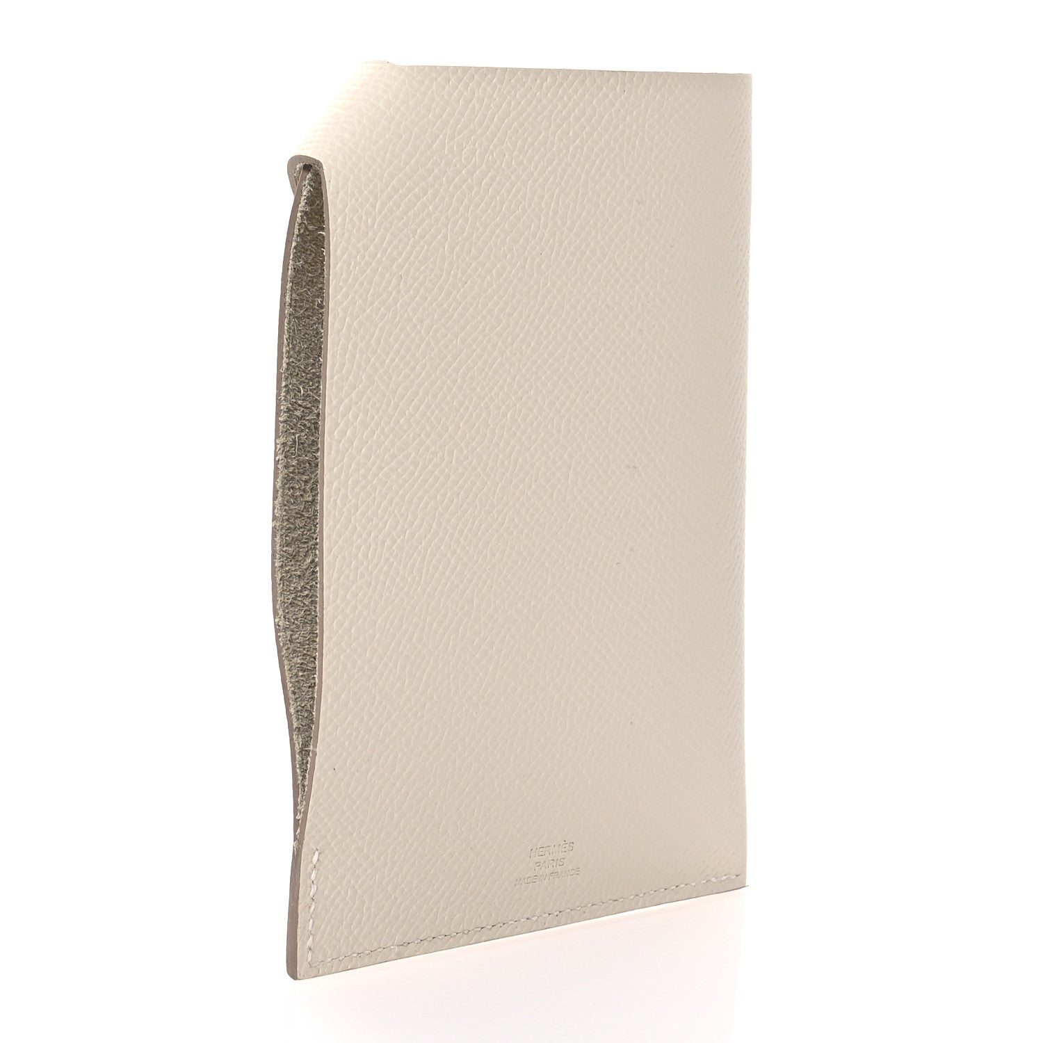 Hermes Epsom Tarmac PM Passport Holder Craie 3 of 8