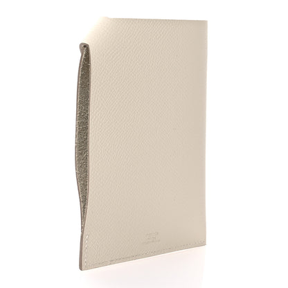 Hermes Epsom Tarmac PM Passport Holder Craie 3 of 8