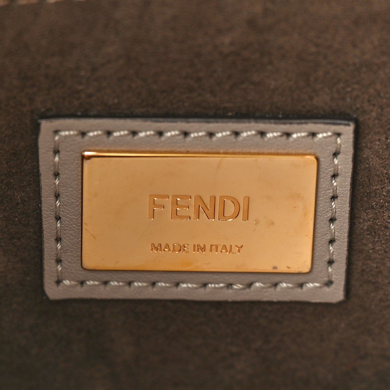 Fendi Vitello Seta Plexiglass Tortoise Medium Peekaboo Iconic Satchel Tortora 6 of 9