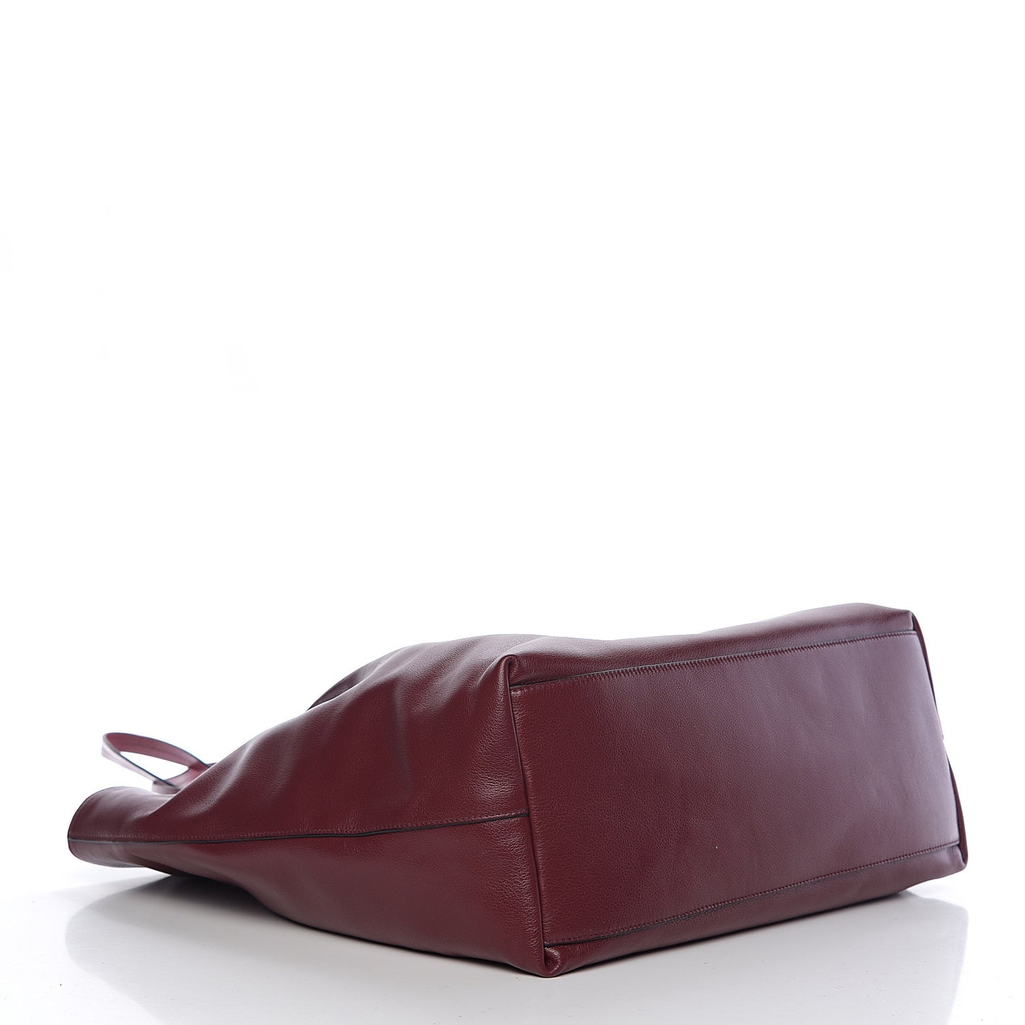 Glace Calfskin City Calfskin Tote Cerise