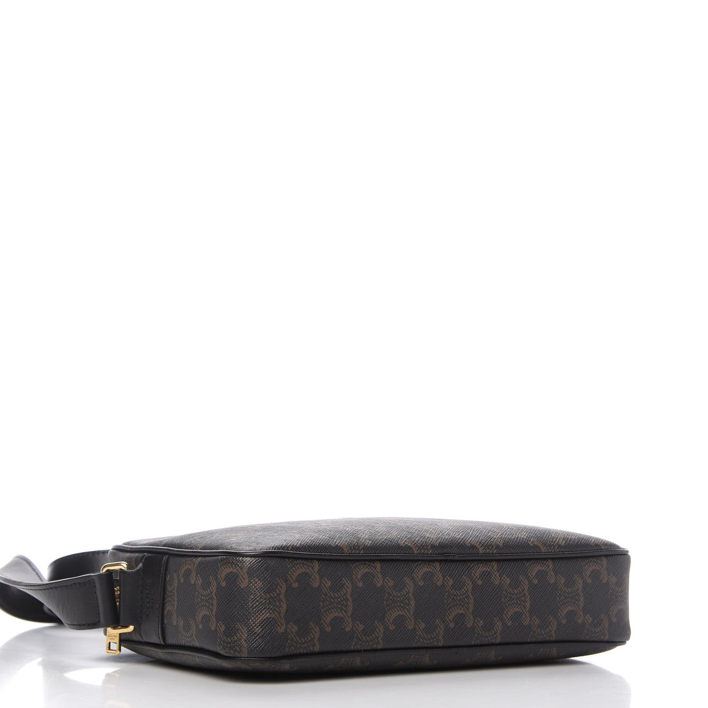 Triomphe Canvas Medium Messenger Bag Black
