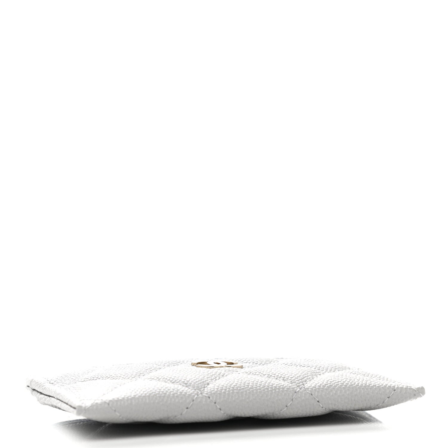 Chanel Caviar Quilted Card Holder Grey 4 of 8