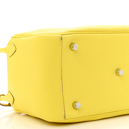 Hermes Taurillon Clemence Lindy 26 Lime 9 of 11