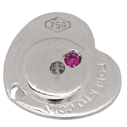 Roberto Coin 18K White Gold Diamond .46ctw Tulip Stud Earrings 4 of 4