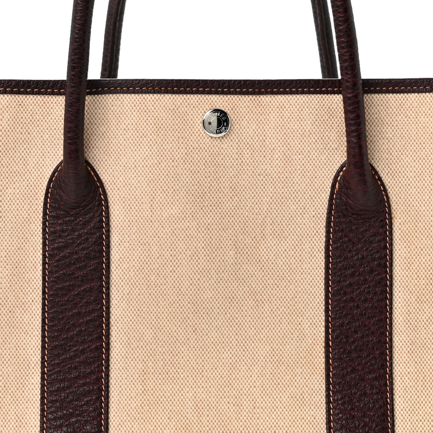 Toile Buffle Skipper Garden Party 36 MM Tote  Marron Fonce