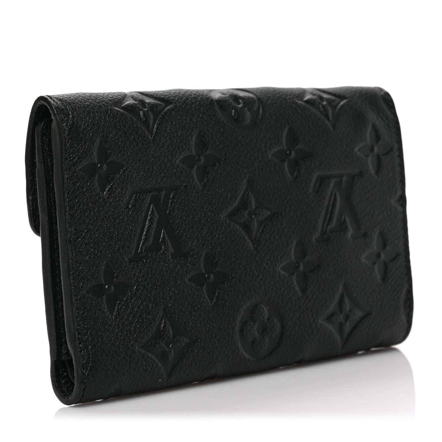 Louis Vuitton Empreinte Compact Curieuse Wallet Black 3 of 6