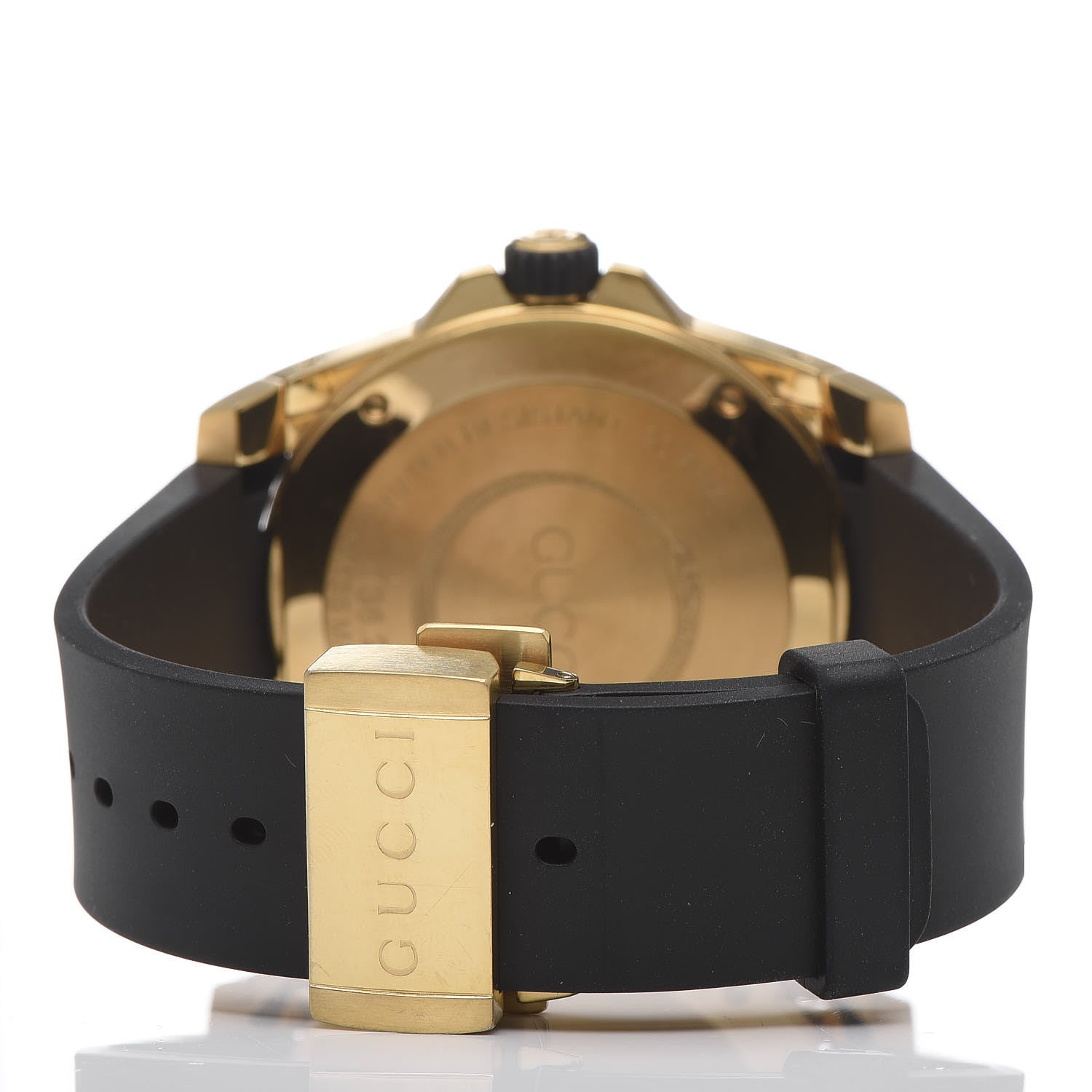 Gucci Stainless Steel Rubber 45mm Dive Snake Quartz Watch Black 4 of 7