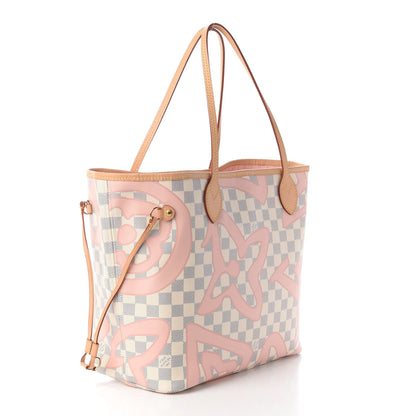 Louis Vuitton Damier Azur Tahitienne Neverfull MM 4 of 10