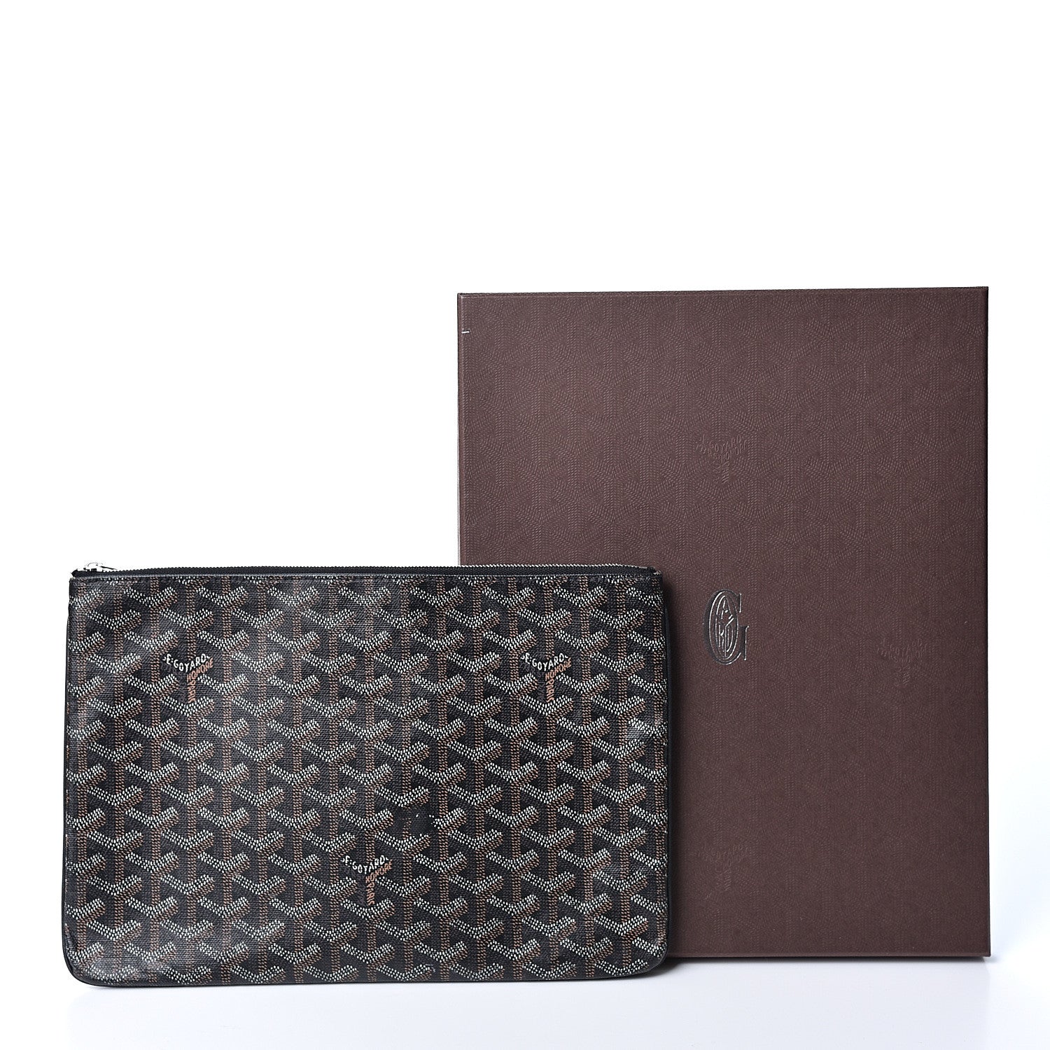 Goyard Goyardine Senat Pochette MM Black 8 of 8