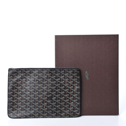 Goyard Goyardine Senat Pochette MM Black 8 of 8