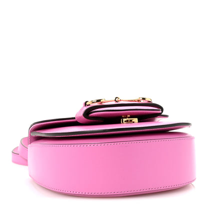 Gucci Azalea Calfskin Mini Top Handle Horsebit 1955 Crossbody Bag Libre Pink 6 of 17