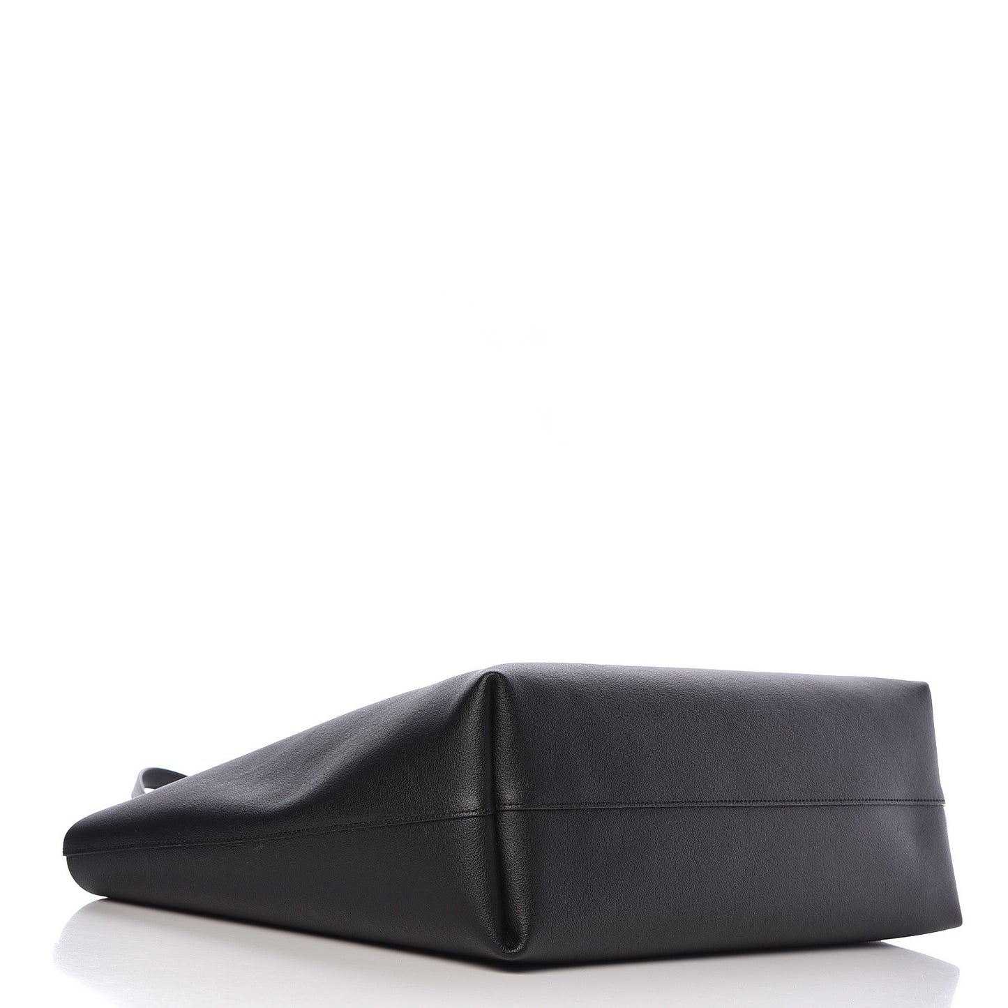 Calfskin Large Shopping Tote Black