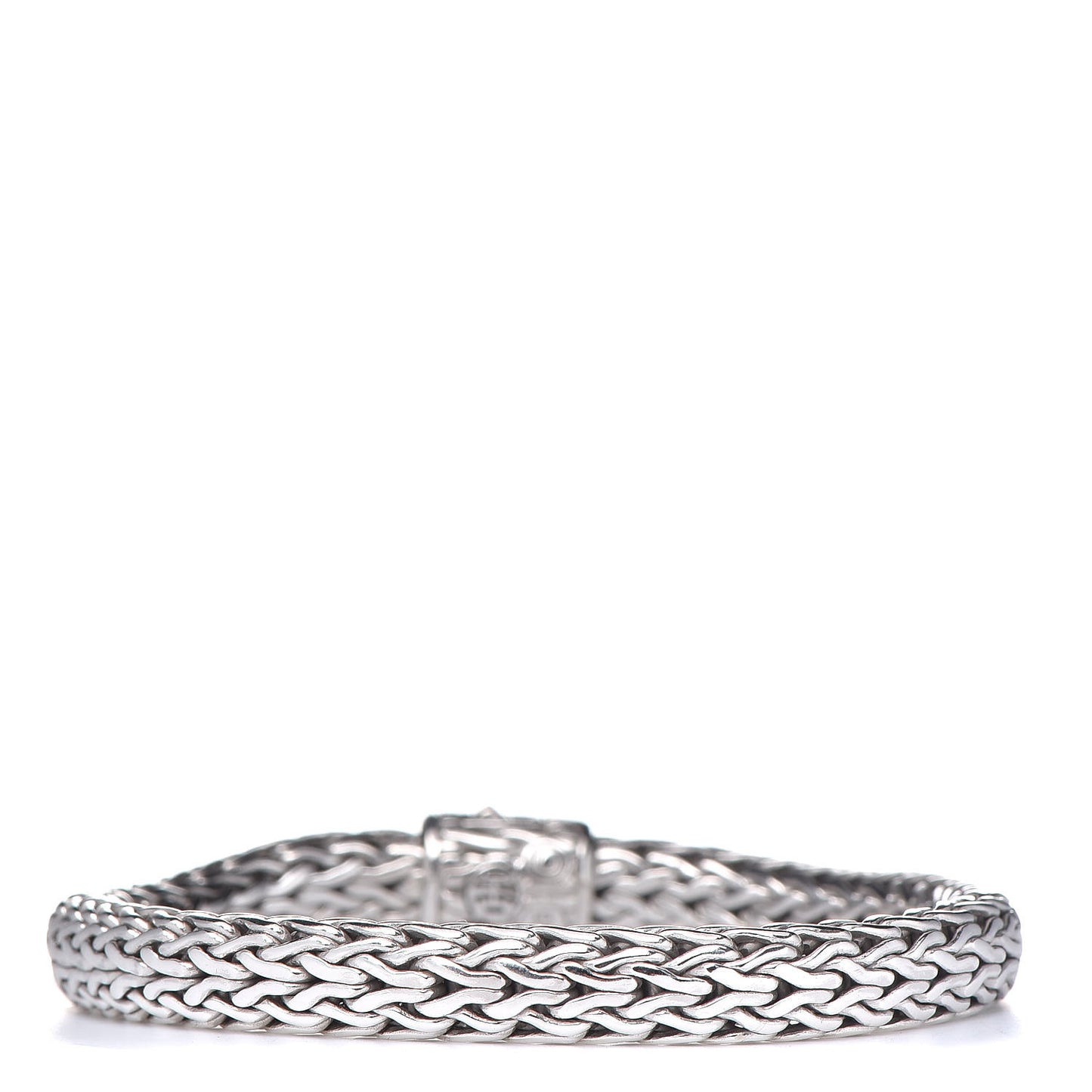 Sterling Silver Diamond 7.5mm Classic Chain Bracelet