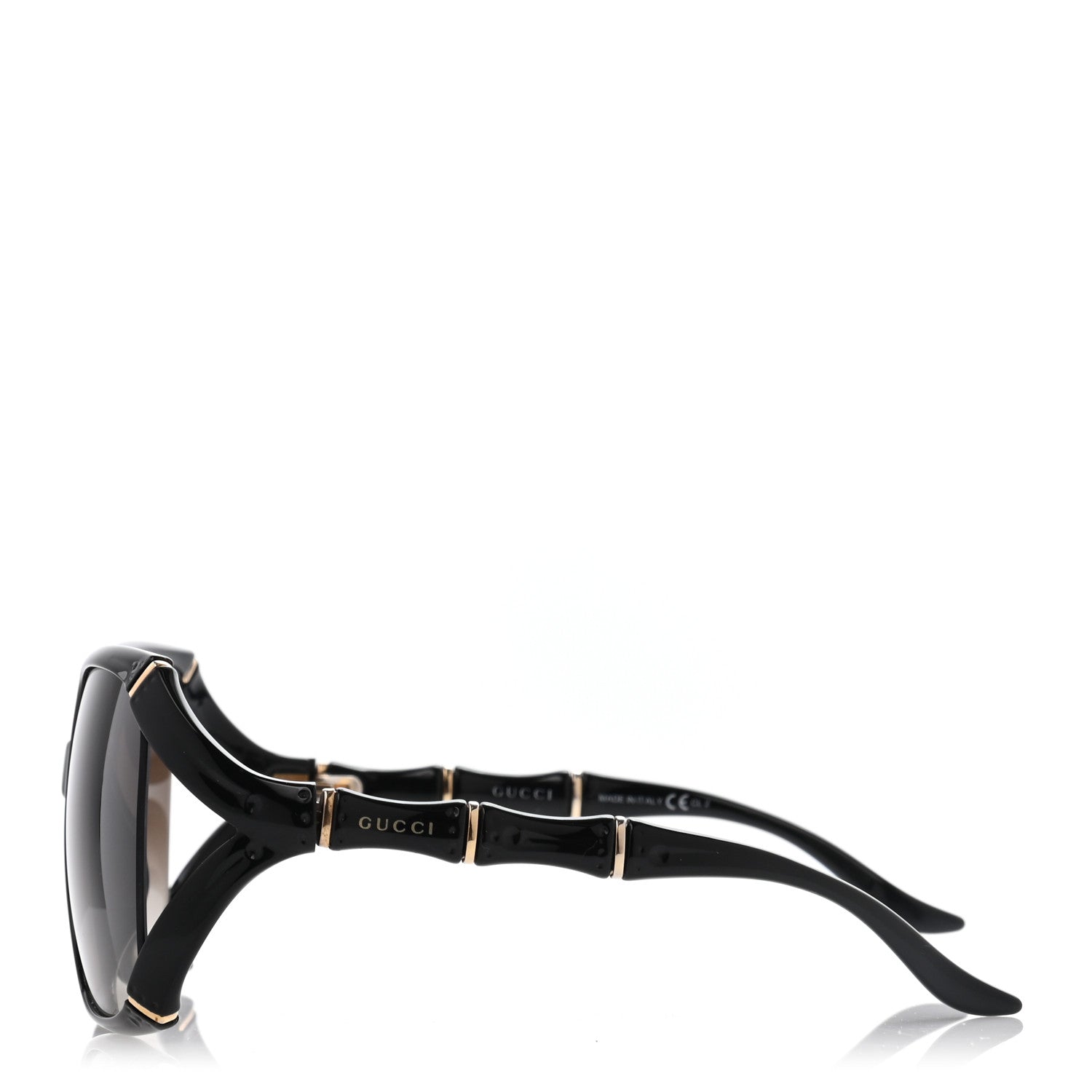 Gucci Bamboo Effect Sunglasses GG 3508/S Black 3 of 7