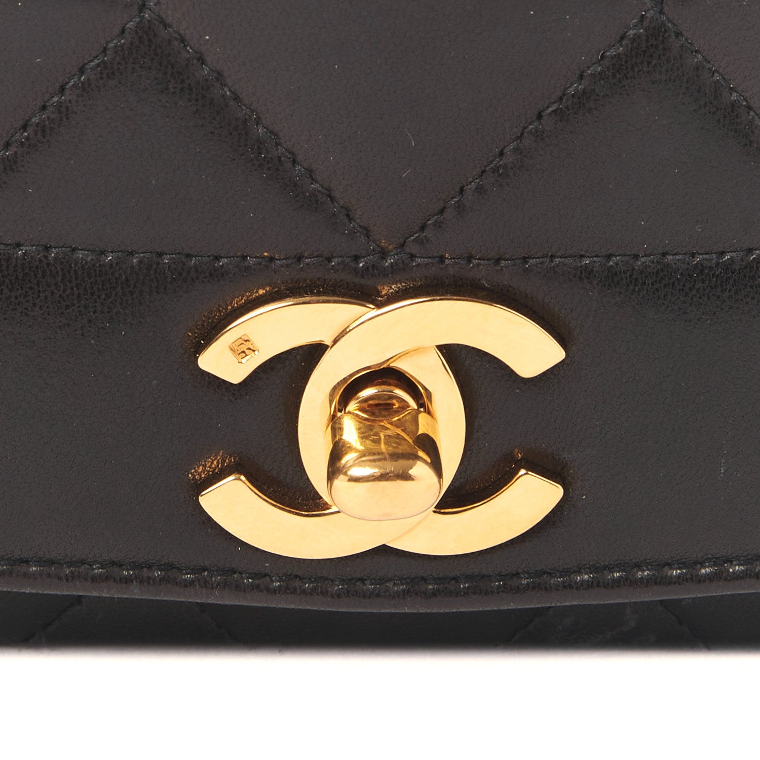 Chanel Lambskin Quilted Medium Single Flap Dark Brown 7 of 9