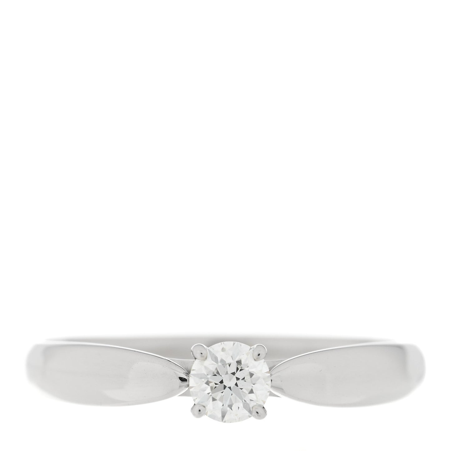 Platinum Diamond .19ct Harmony Solitaire Engagement Ring 52 6