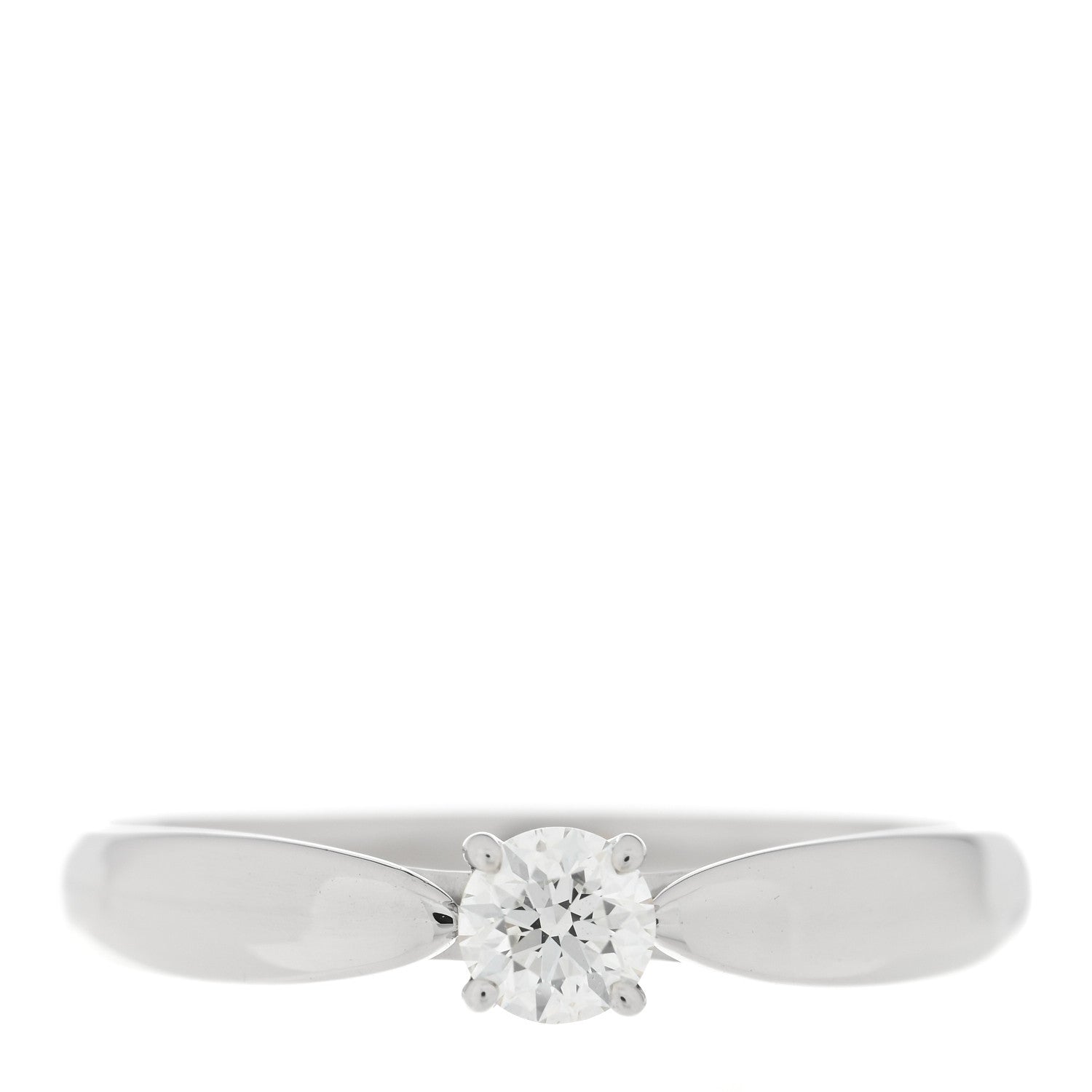 Tiffany Platinum Diamond .19ct Harmony Solitaire Engagement Ring 52 6 1 of 5