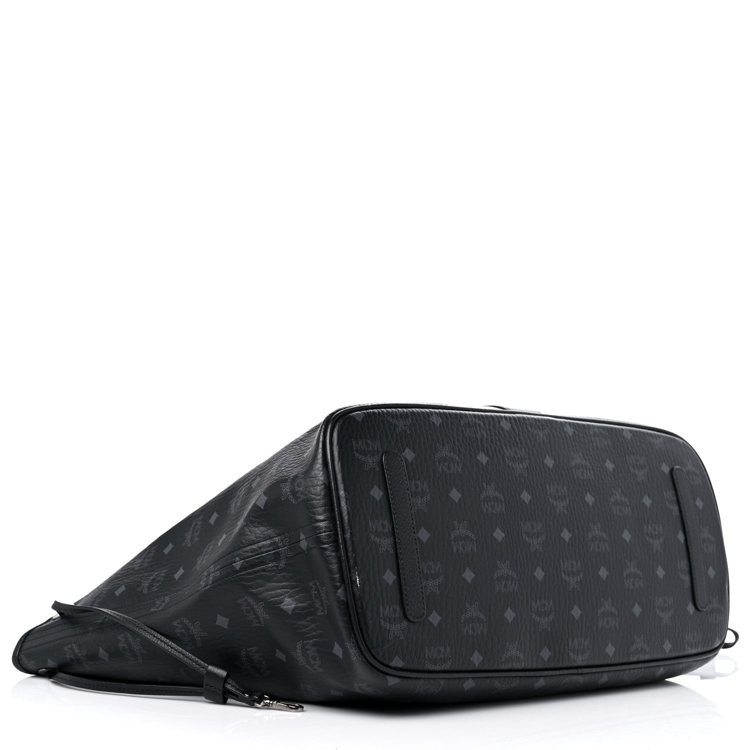 MCM Visetos Large Liz Reversible Shopper Tote Black 5 of 15