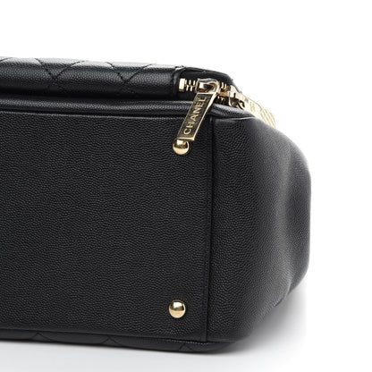 Chanel Caviar Quilted Small Business Affinity Shopping Bag Black 9 of 9